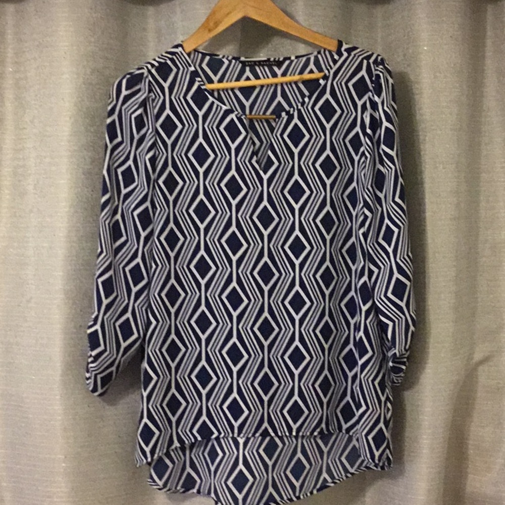 Zac and Rachel button sleeve blouse